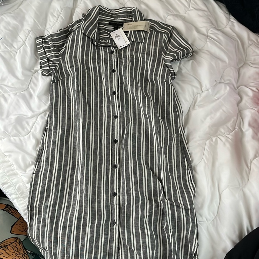 Banana republic petite 6P shirt dress